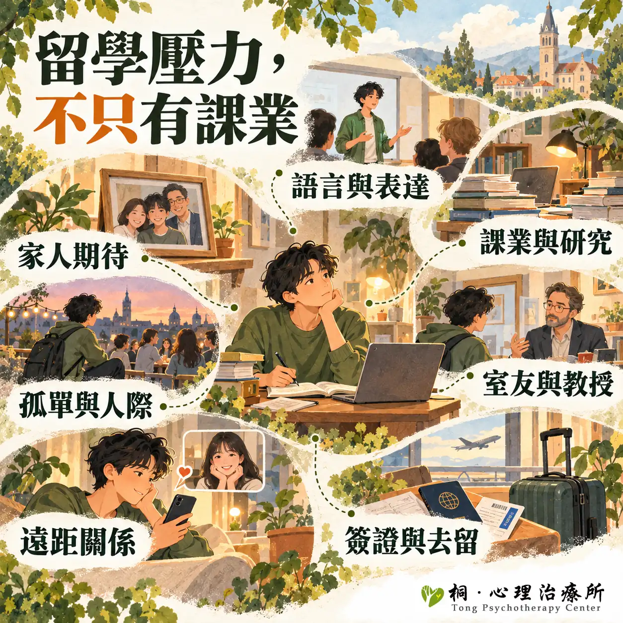 海外留學生常見的7種心理壓力